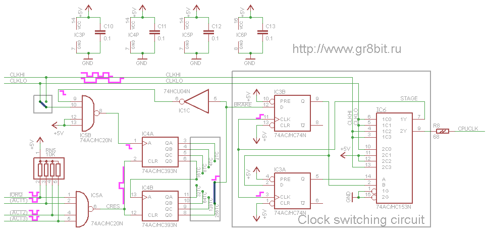 Braking circuit diagram