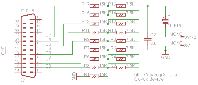 Covox circuit diagram