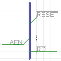 EAGLE schematic bus example